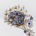 Brooch Brooch bouquet sapphires diamonds 58 Facettes 19-564