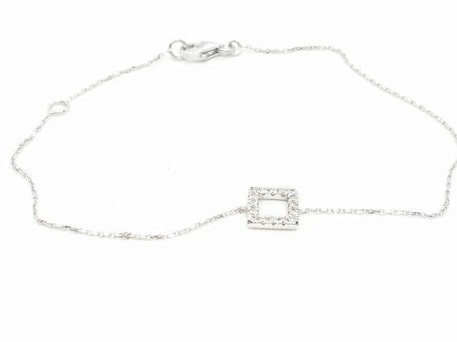 Bracelet Bracelet Graphique Or blanc Diamant 58 Facettes 579172RV