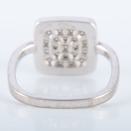 Bague 55 Bague Dinh Van Impressions en or et diamants 58 Facettes