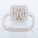 Ring 55 Dinh Van Impressions ring in gold and diamonds 58 Facettes