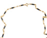 Necklace Long Necklace Onyx Balls Yellow Gold 58 Facettes C125