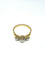 Bague Bague ancienne or jaune et blanc trilogie diamants 58 Facettes