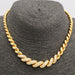 Necklace Gallon necklace Yellow gold Diamonds 58 Facettes E354649