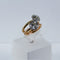 Bague 52 Bague "Toi et Moi"  3 Ors Diamants 58 Facettes