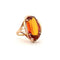 Bague 55 Bague ancienne or et citrine 58 Facettes