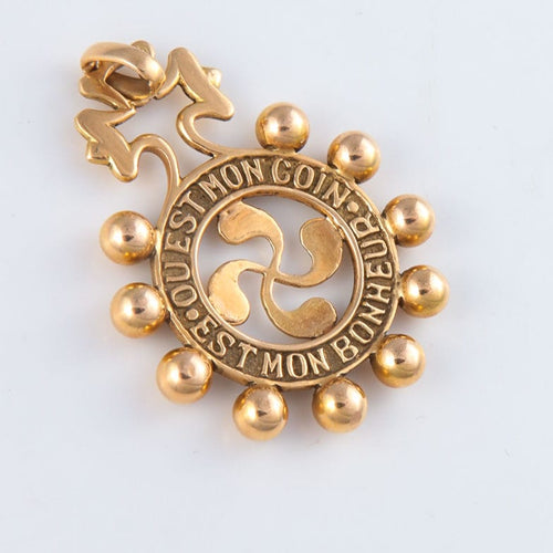 Pendentif Pendentif Croix basque 58 Facettes JE158