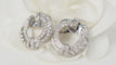 Boucles d'oreilles Boucles d'oreilles or blanc et diamants 58 Facettes 32307 O