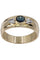 Bague 56 BAGUE JONC SAPHIR ET DIAMANTS 58 Facettes 061501