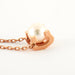 Cartier necklace - “C” necklace in pink gold and Akoya cultured pearl 58 Facettes