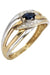 Ring MODERN SAPPHIRE AND DIAMOND RING 58 Facettes 054841