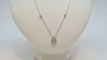 Collier Collier poire en Or blanc & diamants 58 Facettes
