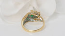 Ring 53.5 Emerald and diamond Panthère ring 58 Facettes 31862
