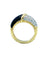Bague Van Cleef & Arpels. Bague or, platine, onyx et diamants 58 Facettes