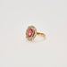 Ring 49 Old Pink Stone Diamond Ring 58 Facettes