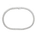 White gold diamond tennis line bracelet. 58 Facettes 30863