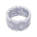 Ring 53 Buccellati ring, “Tulle”, white gold, diamonds. 58 Facettes 32701