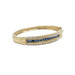 Bracelet Bangle bracelet 2 Yellow gold Sapphires Diamonds 58 Facettes REF2308-49