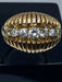 Ring 53 Ring in gold, platinum, diamonds 58 Facettes