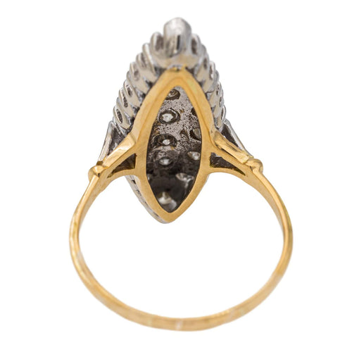 Bague 61 Bague Marquise Or blanc Diamant 58 Facettes 2687608CN