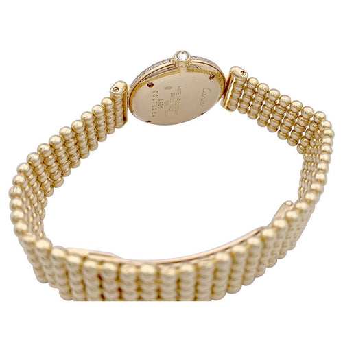 Montre Montre Cartier "Colisée", or jaune et diamants. 58 Facettes 33290