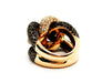 Ring 54 Cocktail Ring Yellow Gold Diamond 58 Facettes 1186444CN