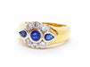 Ring 56 Ring Yellow gold Sapphire 58 Facettes 00696CN