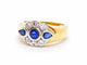 Bague 56 Bague Or jaune Saphir 58 Facettes 00696CN