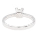 Ring 58 Solitaire Ring White Gold Diamond 58 Facettes 2208894CN