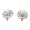 Boucles d'oreilles Boucles d'oreilles vintage or blanc, diamants, perles. 58 Facettes 32120