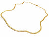 Necklace Navy mesh necklace Yellow gold 58 Facettes 1649339CN