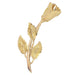 Brooch Old rosebud brooch in gold 58 Facettes 22-153