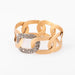 Bracelet Pink gold and white diamonds and cognac bracelet from Pomellato 58 Facettes
