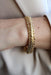 Bracelet Curb link bracelet Yellow gold 58 Facettes 2041084CN
