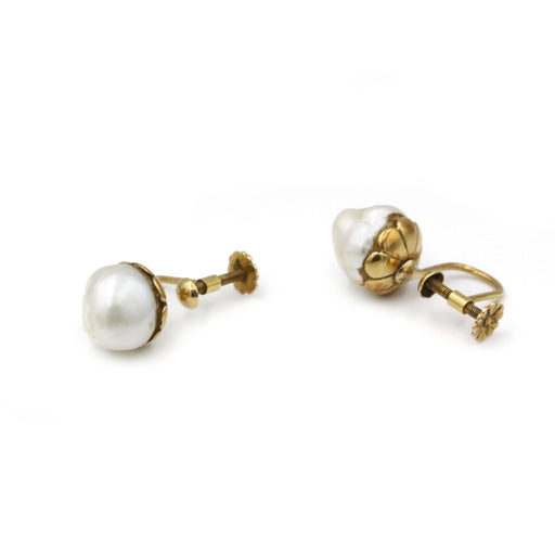 Boucles d'oreilles Boucles d'oreilles - Or & Perles fines baroque 58 Facettes 220022SP