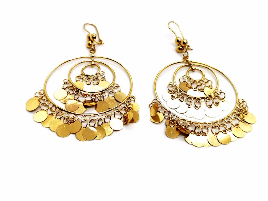 Boucles d'oreilles Boucles d'oreilles Créoles Or jaune 58 Facettes 1186415CN