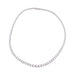 Collier Collier rivière diamants en or blanc. 58 Facettes 33229