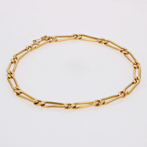 Bracelet Bracelet gourmette limée or jaune 58 Facettes CVBR36