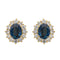 Boucles d'oreilles Boucles d'oreilles Or jaune Saphir 58 Facettes 2414561CN