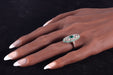 Bague 53 Bague en diamant avec émeraude 58 Facettes 22298-0053