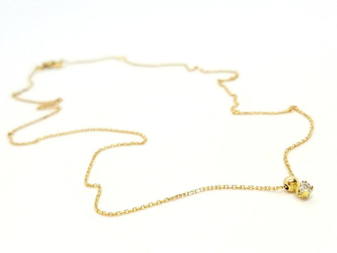 Collier Collier Chaîne + pendentif Or jaune Diamant 58 Facettes 579127RV