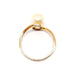 Bague 53 Bague Perle Or jaune 58 Facettes