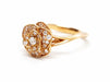 Ring 53 Flower Ring Rose gold Diamond 58 Facettes 578704RV