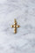 Pendentif Croix ancienne Or et Grenat de Perpignan 58 Facettes