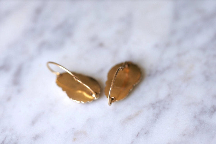 Boucles d'oreilles Grandes boucles d'oreilles en or rose 58 Facettes