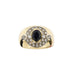 Bague 58 Bague saphir diamants 58 Facettes 29997