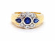 Bague 56 Bague Or jaune Saphir 58 Facettes 00696CN