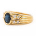 Ring 53 Ring Yellow gold Sapphire 58 Facettes 2220295CN