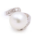 Ring Cultured pearl ring, diamonds 58 Facettes B306