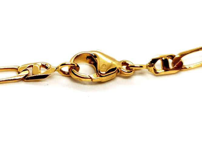 Collier Collier Maille alternée Or jaune 58 Facettes 1223538CN