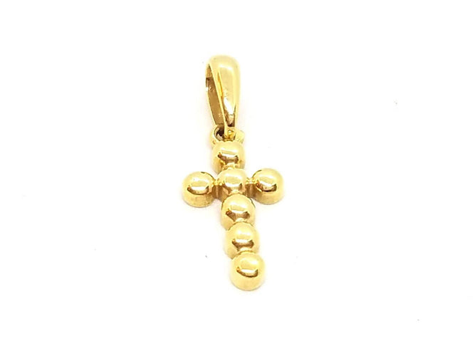 Pendentif Pendentif Croix Or jaune 58 Facettes 06556CD